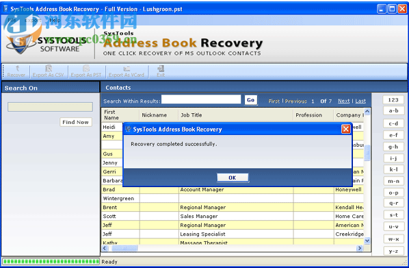 SysTools Address Book Recovery(通訊簿恢復(fù)軟件) 2.0 官方版