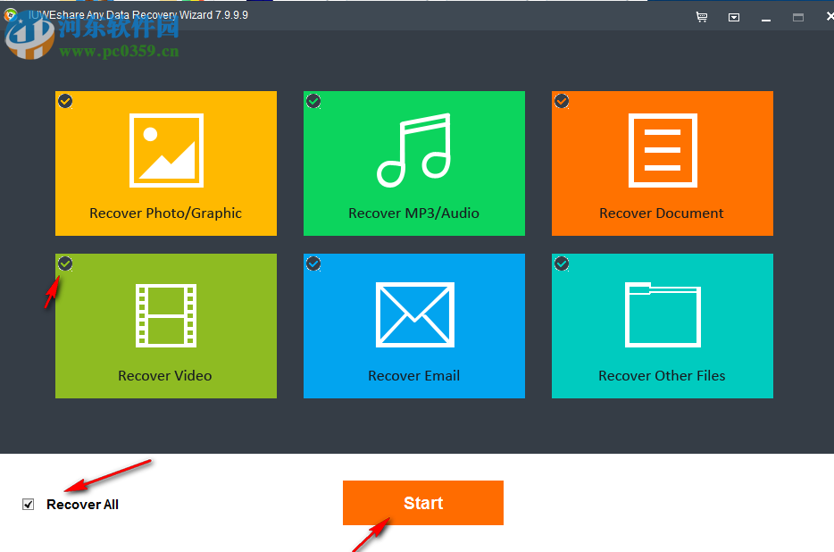 IUWEshare Any Data Recovery Wizard(數(shù)據(jù)恢復(fù)軟件) 7.9.9.9 官方版