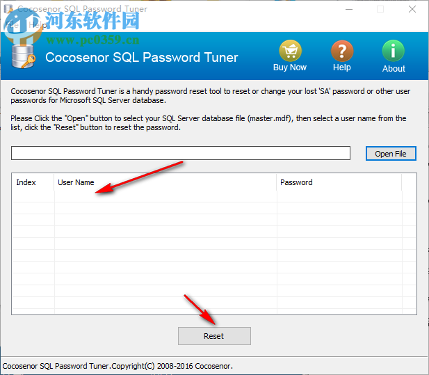 Cocosenor SQL Password Tuner(SQL密碼恢復(fù)工具) 3.1.0 官方版