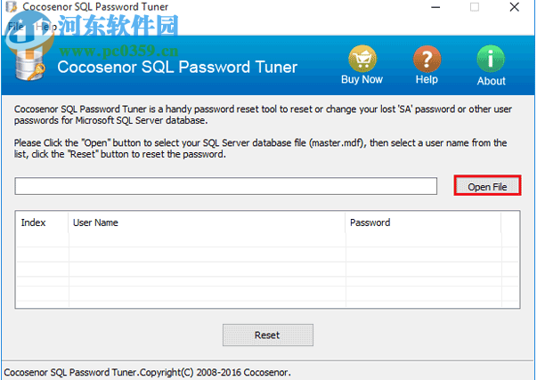 Cocosenor SQL Password Tuner(SQL密碼恢復(fù)工具) 3.1.0 官方版