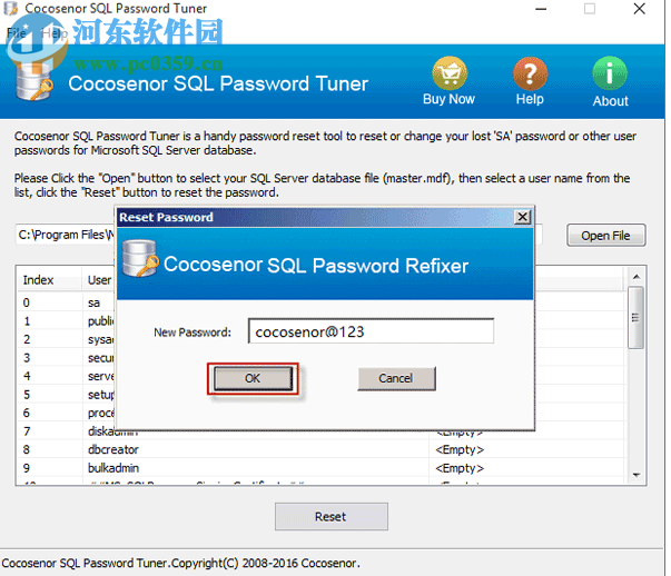 Cocosenor SQL Password Tuner(SQL密碼恢復(fù)工具) 3.1.0 官方版