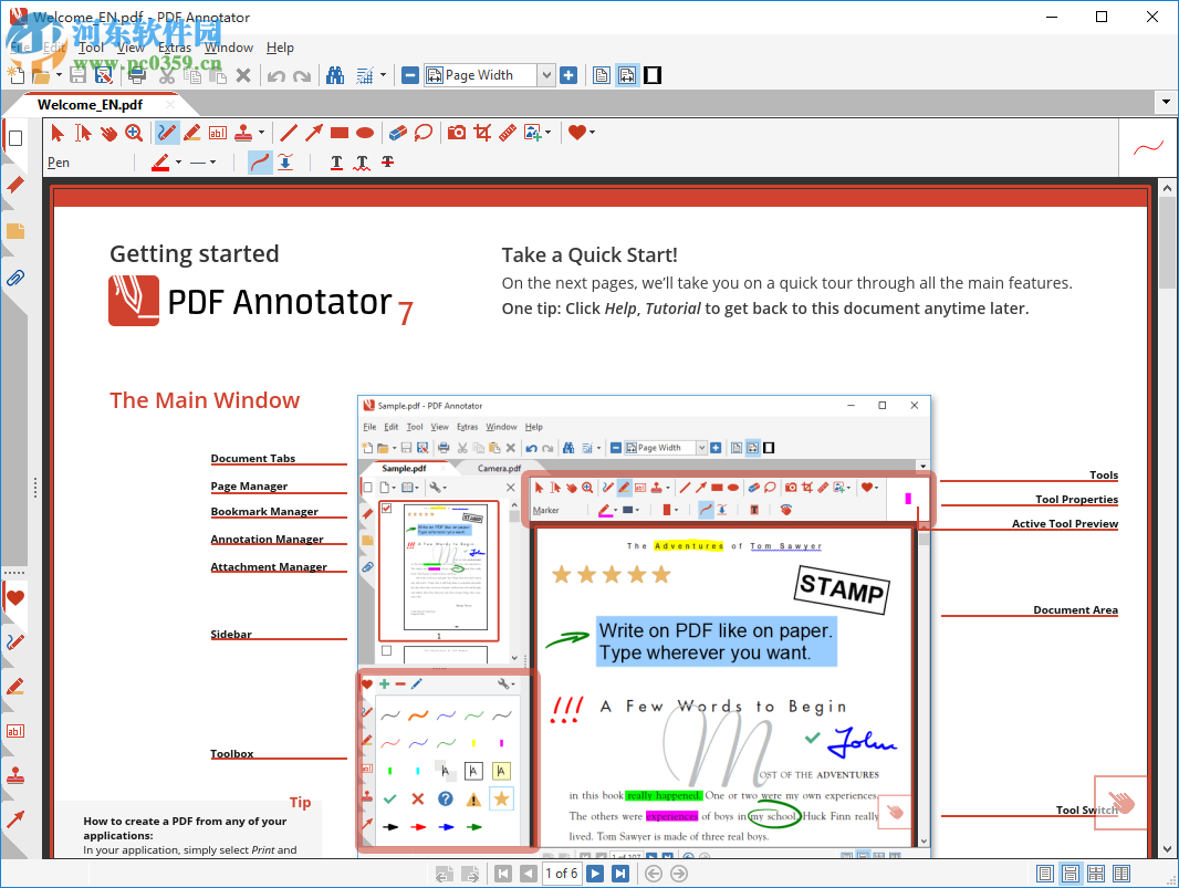 PDF Annotator Multilingual(PDF編輯工具)