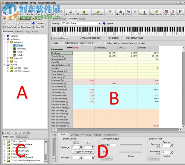 Viena SoundFont Editor(音頻采樣收集) 1.132 官方版