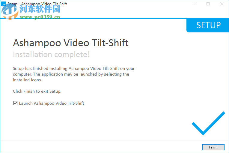 Ashampoo Video Tilt-Shift(視頻處理軟件) 1.0.1 官方版