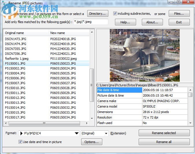 Rename JPEG Pictures(圖片批量重命名工具) 1.0.3 免費(fèi)版