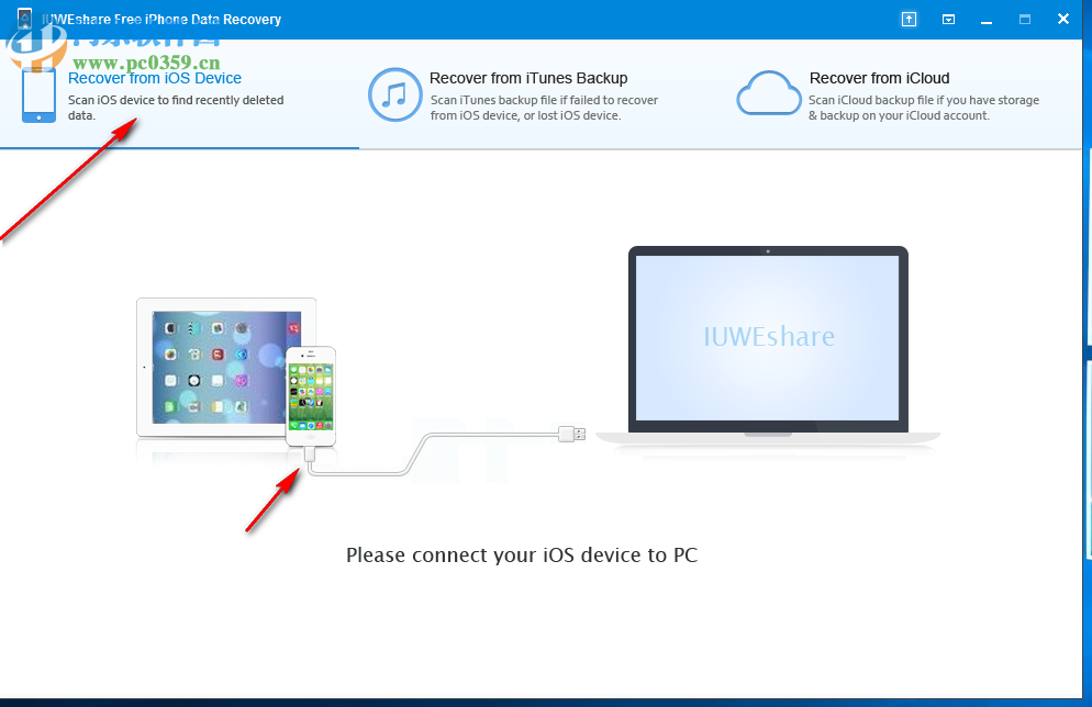 IUWEshare Free iPhone Data Recovery 1.1.8.8 官方版