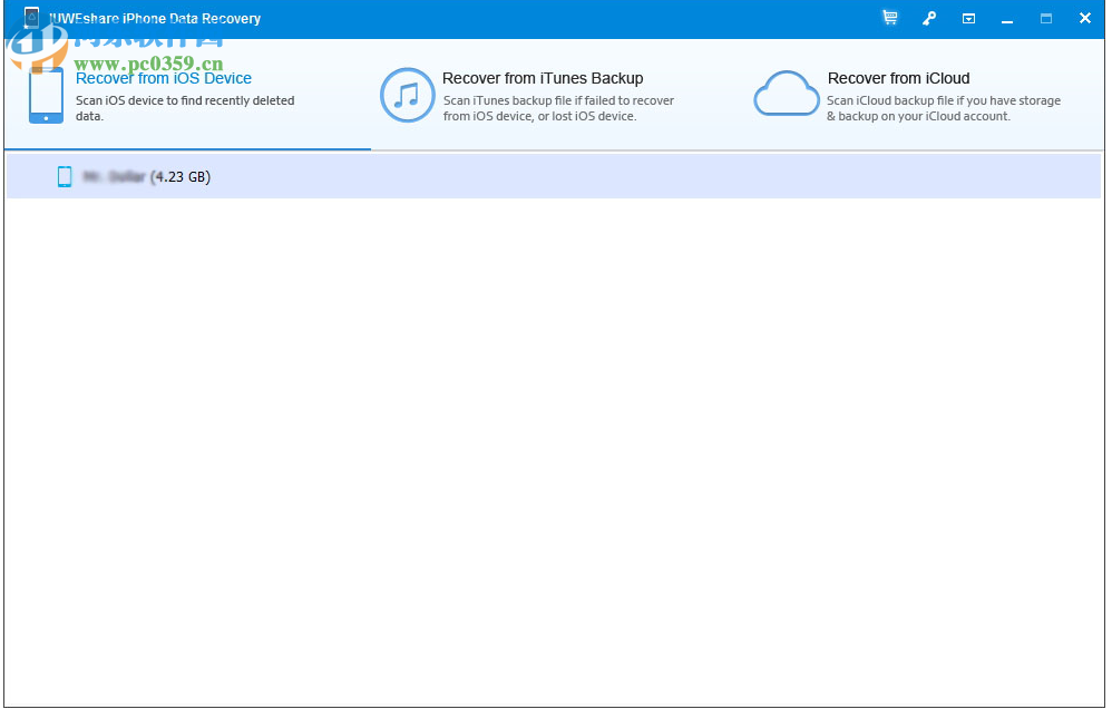 IUWEshare Free iPhone Data Recovery 1.1.8.8 官方版