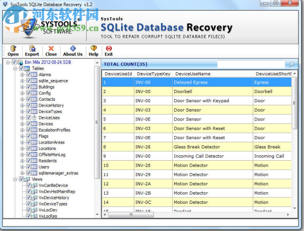 SysTools SQLite Database Recovery 1.2 官方版