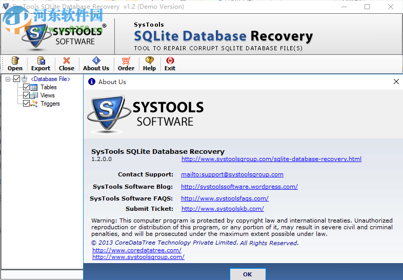 SysTools SQLite Database Recovery 1.2 官方版