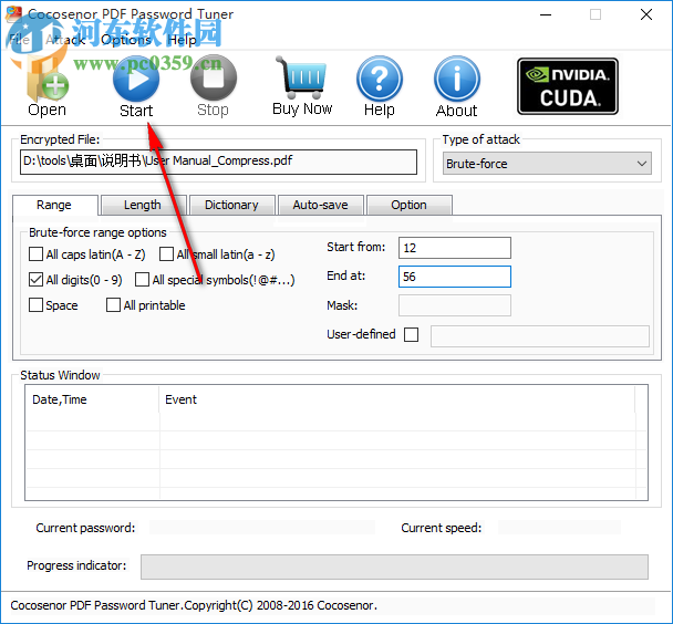 Cocosenor PDF Password Tuner(PDF密碼恢復(fù)工具) 3.1.0 官方版