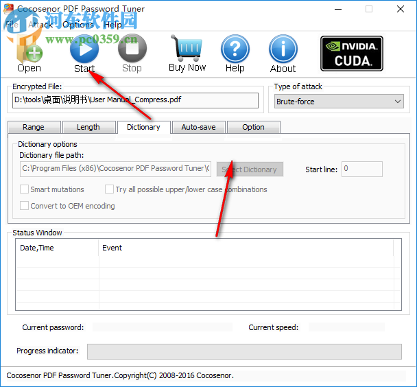 Cocosenor PDF Password Tuner(PDF密碼恢復(fù)工具) 3.1.0 官方版