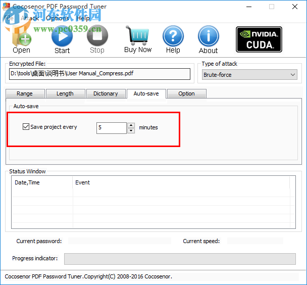 Cocosenor PDF Password Tuner(PDF密碼恢復(fù)工具) 3.1.0 官方版