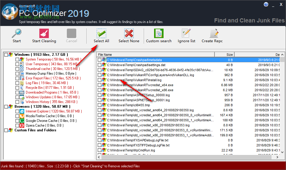 Asmwsoft PC Optimizer(系統(tǒng)優(yōu)化工具) 11.0.3085 免費(fèi)版