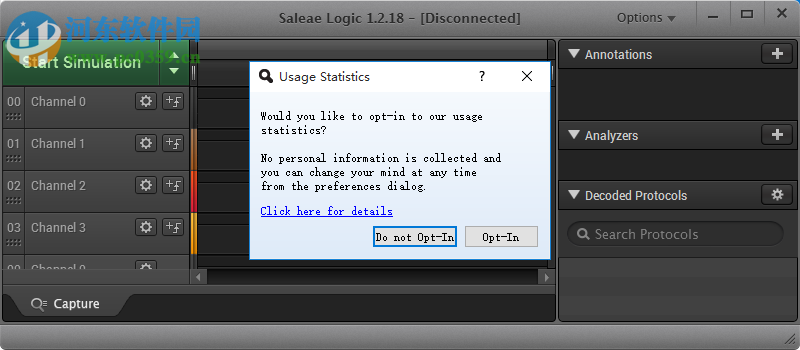 邏輯分析儀應(yīng)用軟件(Saleae logic) 1.2.18 免費版