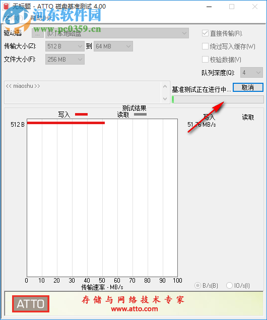 ATTO磁盤基準(zhǔn)測試 4.00 中文版