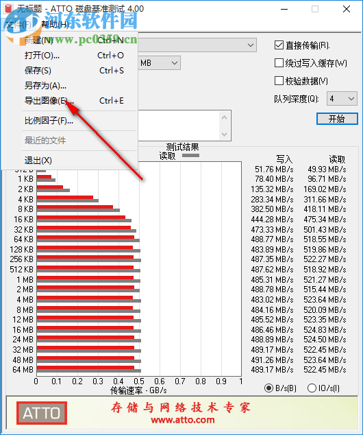 ATTO磁盤基準(zhǔn)測試 4.00 中文版