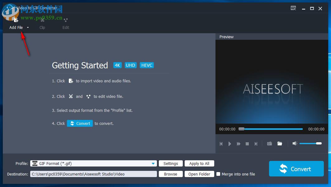 Aiseesoft Video to GIF Converter(視頻轉(zhuǎn)GIF) 1.1.12 官方版