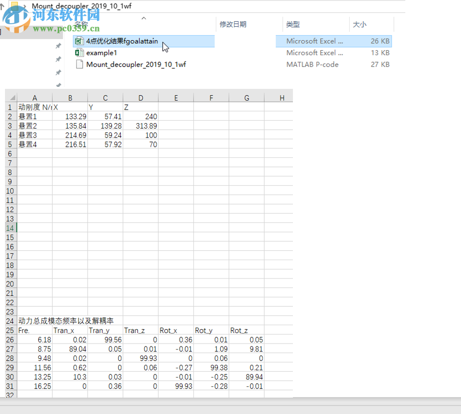 matlab懸置解耦計(jì)算工具 2019 免費(fèi)版