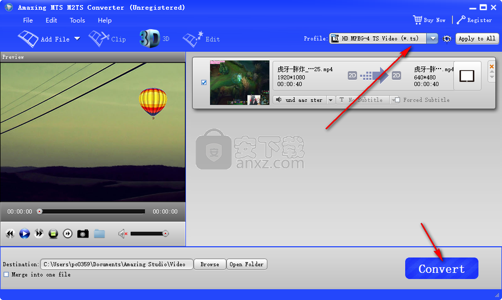 Amazing MTS M2TS Converter(格式轉(zhuǎn)換軟件)