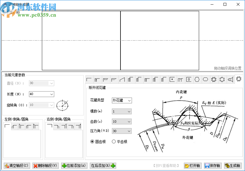 邁迪軸生成器