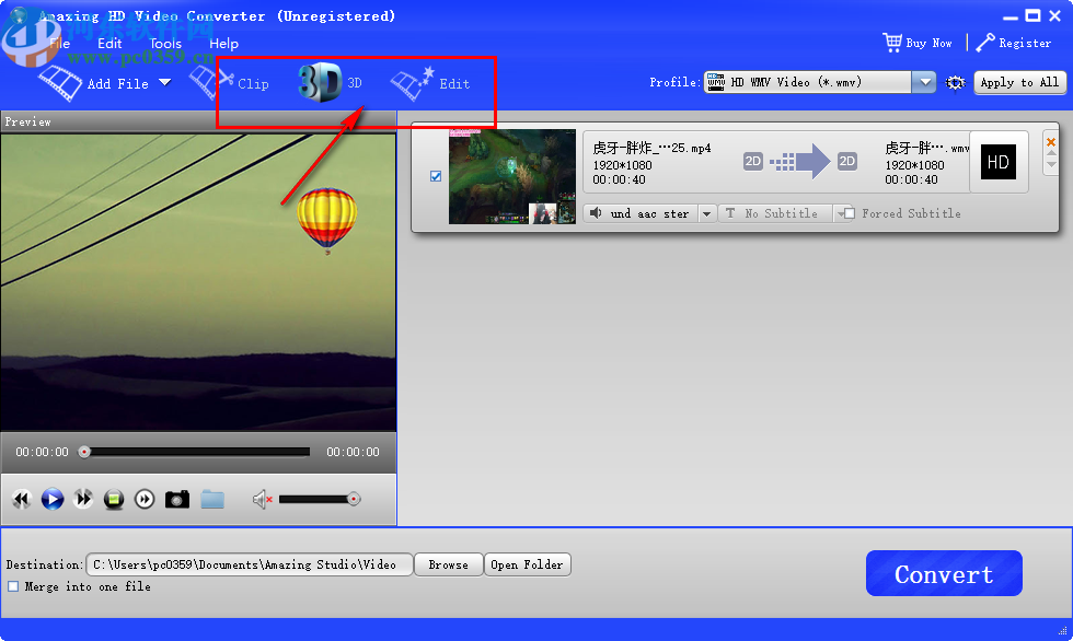 Amazing HD Video Converter(HD視頻格式轉(zhuǎn)換工具)