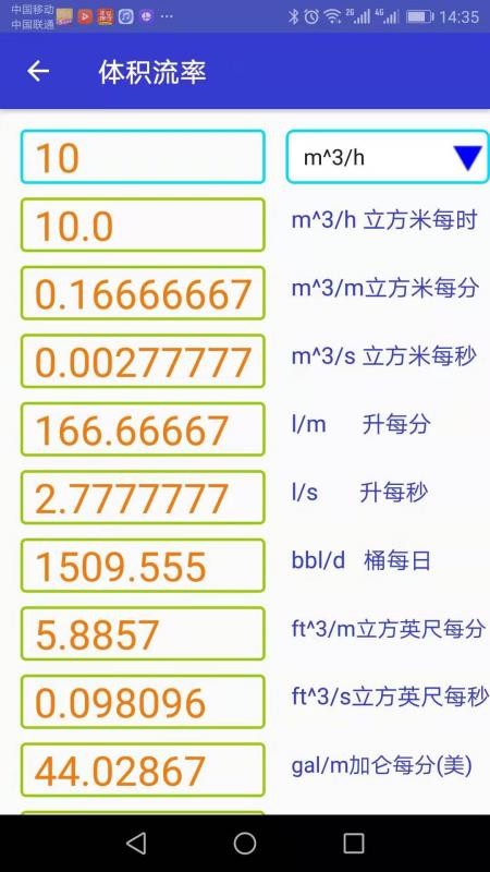 單位換算Converter(1)