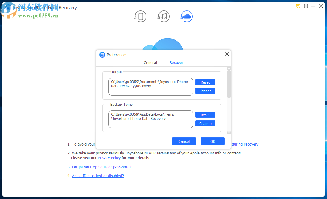 Joyoshare iPhone Data Recovery