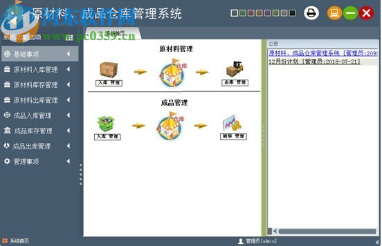 原材料成品倉庫管理系統(tǒng)