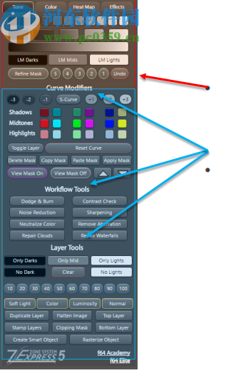 Zone System Express Panel