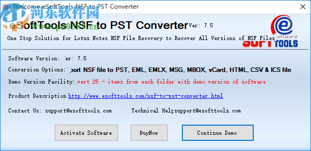 eSysInfoTools NSF to PST Converter(NSF到PST轉(zhuǎn)換器)