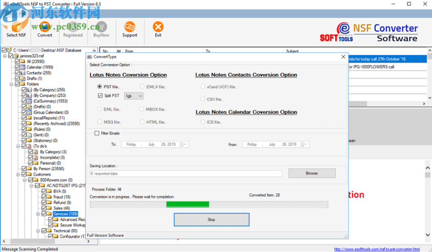 eSysInfoTools NSF to PST Converter(NSF到PST轉(zhuǎn)換器)