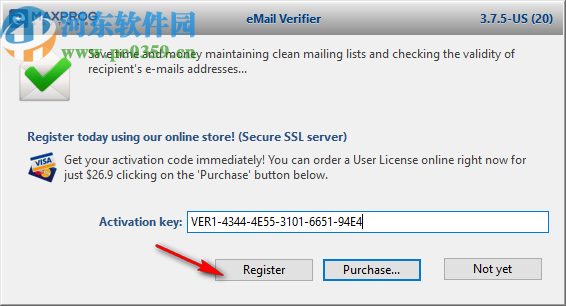 eMail Verifier(電子郵件驗證程序)