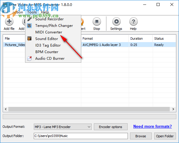 AbyssMedia Free Video to MP3 Converter