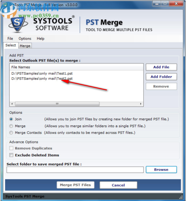 SysTools PST Merge(PST文件合并工具)