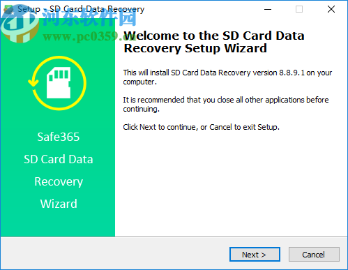 Safe365 SD Card Data Recovery Wizard