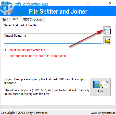 File Splitter and Joiner(文件分割合并工具)