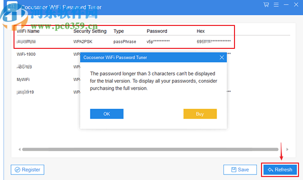 Cocosenor WiFi Password Tuner(WiFi密碼恢復(fù)軟件)