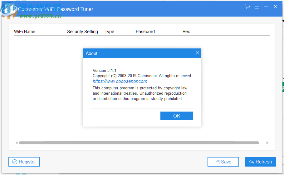 Cocosenor WiFi Password Tuner(WiFi密碼恢復(fù)軟件)