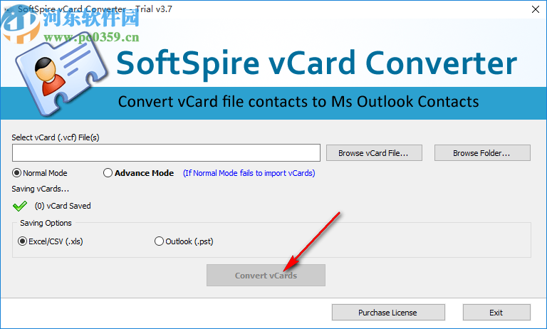 SoftSpire vCard Converter(vCard格式轉(zhuǎn)換器)