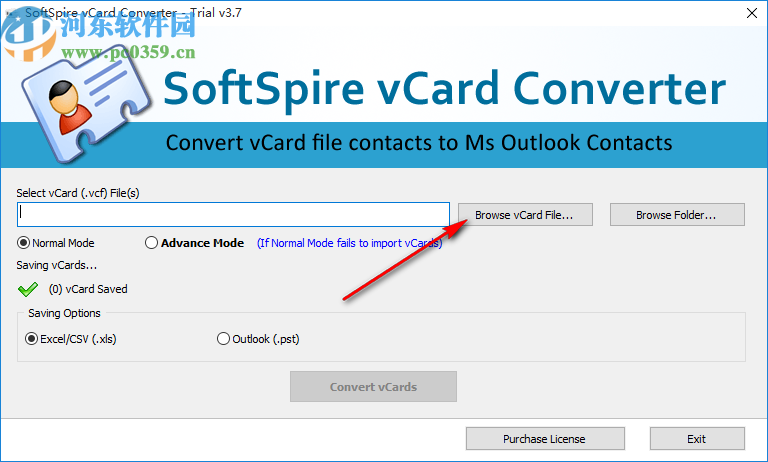 SoftSpire vCard Converter(vCard格式轉(zhuǎn)換器)