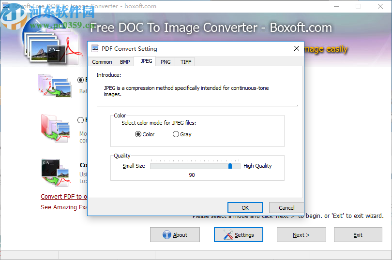 Boxoft Free DOC to Image Converter