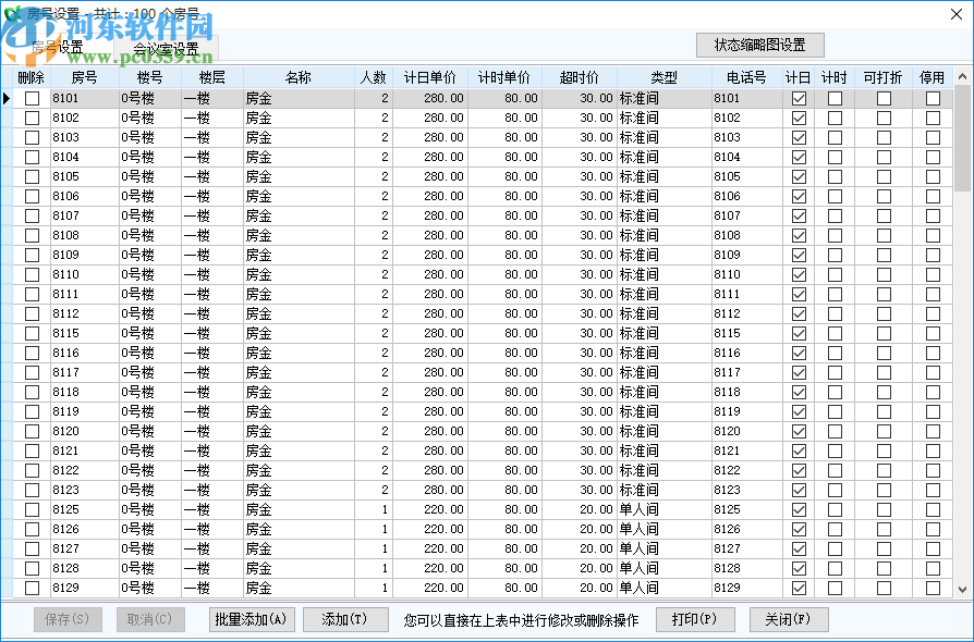 七星客房管理系統(tǒng)