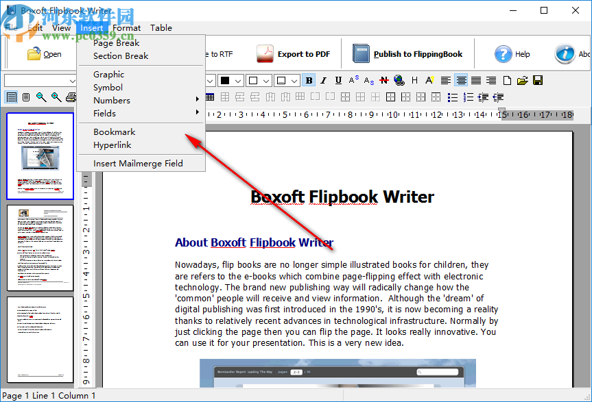 Boxoft Flipbook Writer(翻頁書制作軟件)