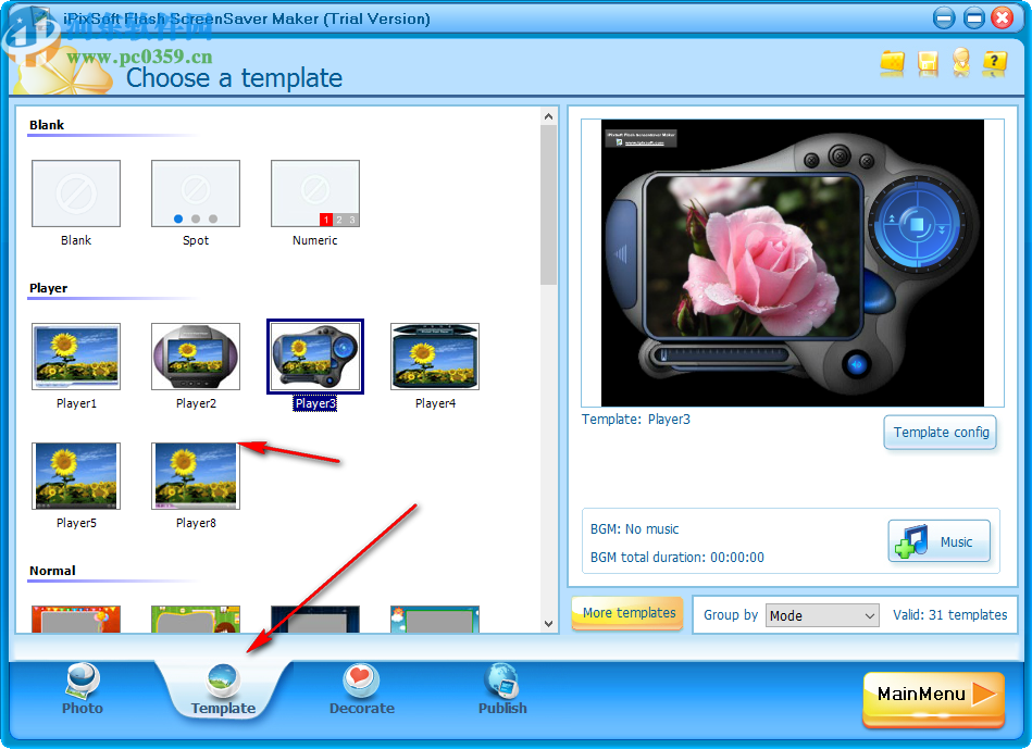 iPixSoft flash ScreenSaver Maker