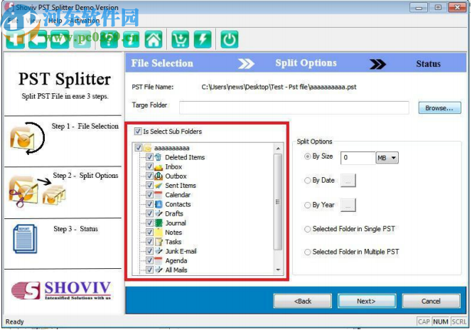Shoviv PST Splitter(PST文件拆分)