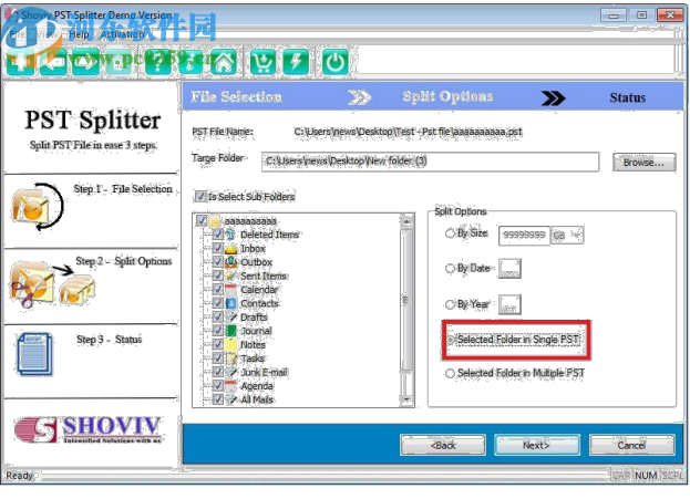 Shoviv PST Splitter(PST文件拆分)