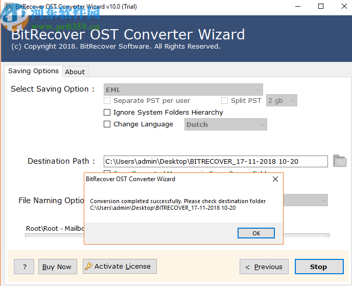 BitRecover OST Converter Wizard