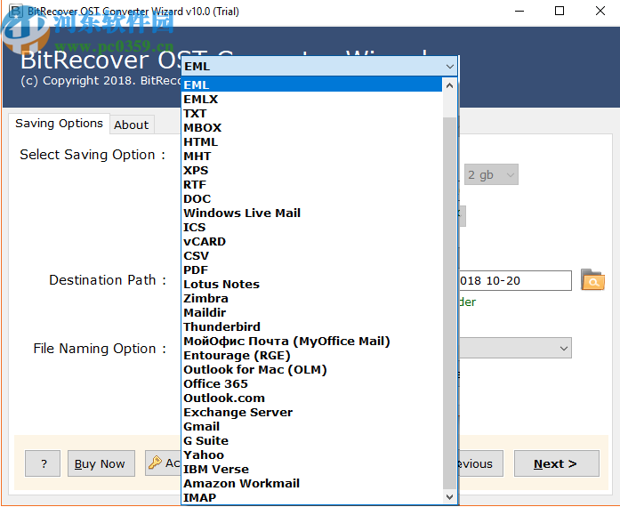 BitRecover OST Converter Wizard