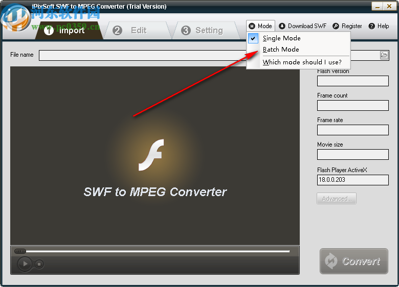 iPixSoft SWF to MPEG Converter(SWF轉(zhuǎn)換為MPEG)