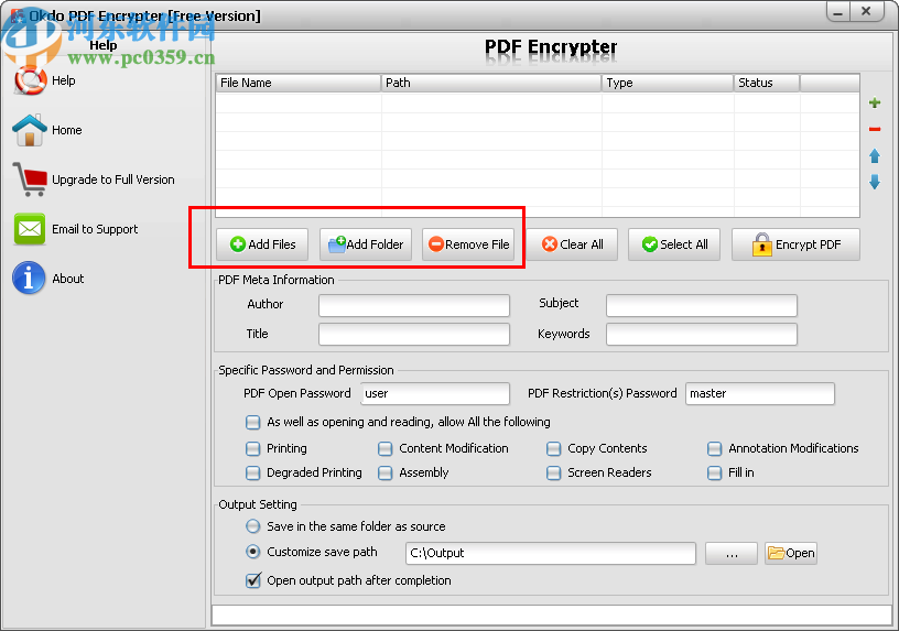 Okdo PDF Encrypter(PDF加密工具)